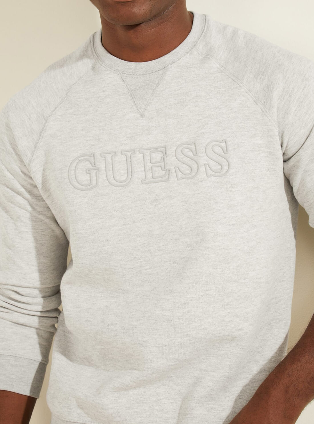 GUESS Mens Eco Grey Aldwin Active Jumper  Z2RQ19K9V31 Detail View