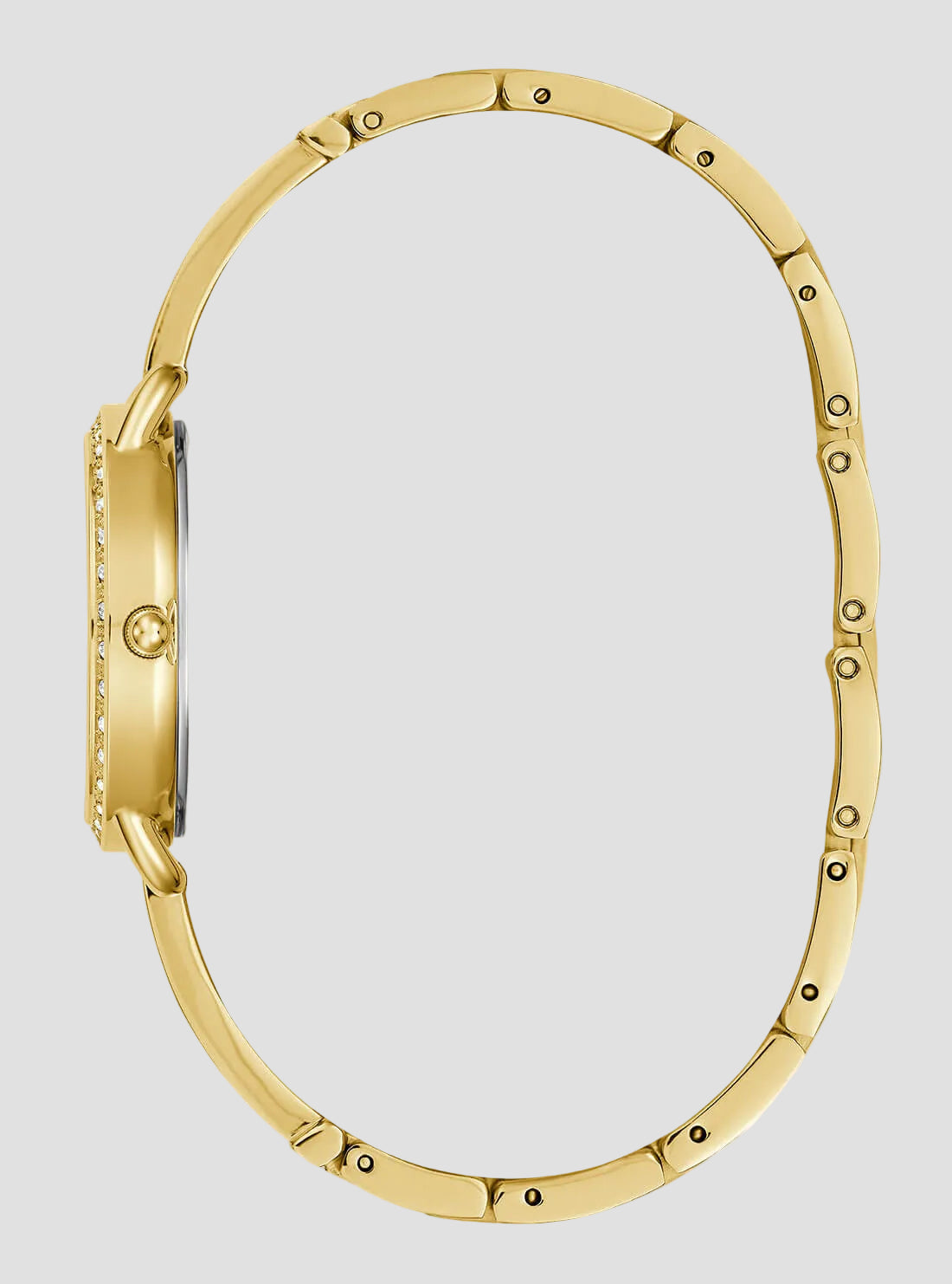 GUESS Women's Gold Bellini Crystal Watch GW0022L2 Side View