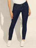 GUESS Womens low-Rise Sexy Curve Denim Jeans in Balea Wash WB9AJ3D35U1 Front View