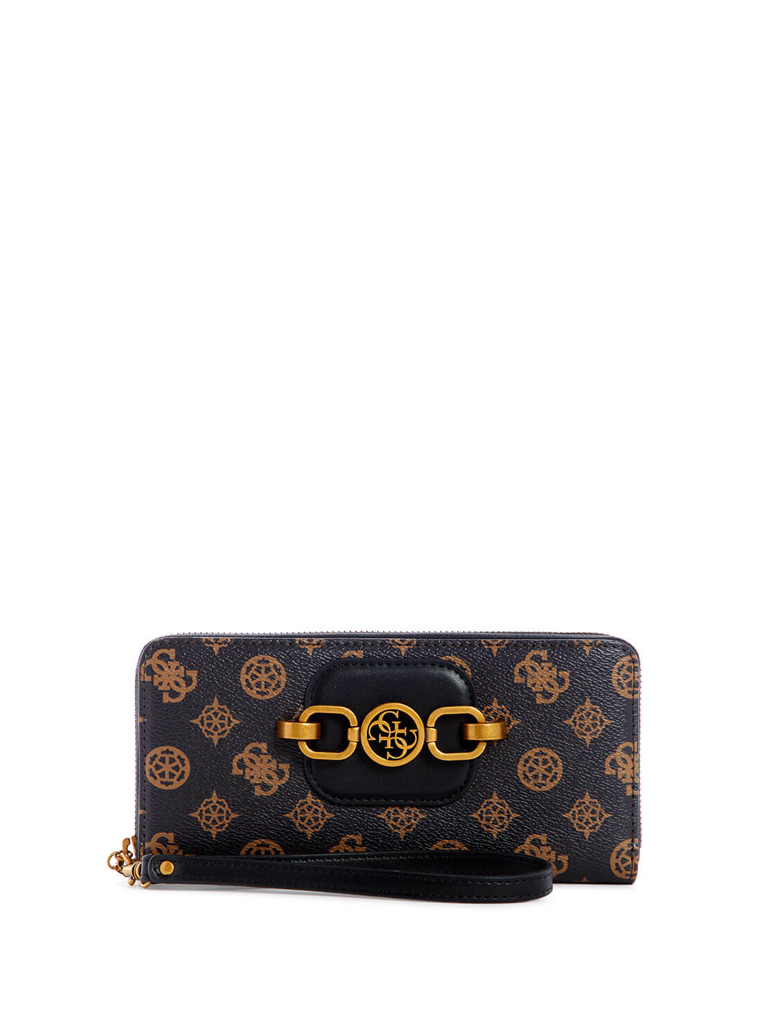 Mocha Brown Hensely Logo Large Wallet