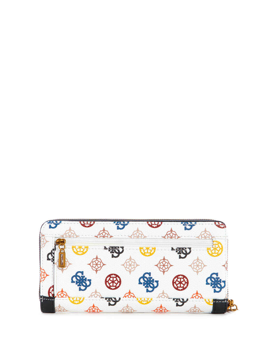 White Multi Hensely Logo Large Wallet